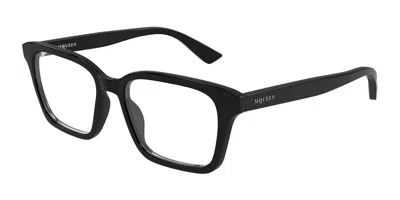 Alexander Mcqueen Am0566o 001 Men's Glasses Black Size 53 - Free Lenses - Blue Light Block Available