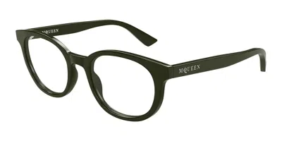 Alexander Mcqueen Am0567o 003 Men's Glasses Green Size 51 - Free Lenses - Blue Light Block Available In Black