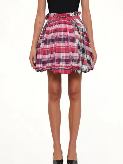 Alexander Mcqueen Amq - Country Mini Skirt In Multi