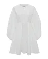 Alexander Mcqueen Amq Drs Mini Cn Pff Ls W Half Zip Pltd O In White