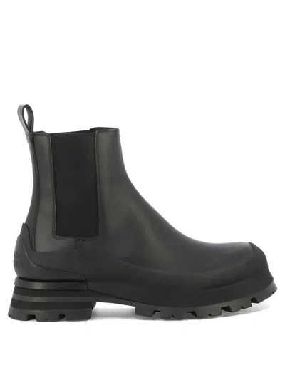 Alexander Mcqueen Ankle Boots Black