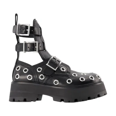 Alexander Mcqueen Ankle Boots In Black