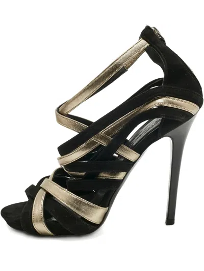 Pre-owned Alexander Mcqueen Ankle-strap Sandals In Black