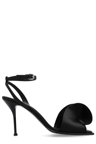 Alexander Mcqueen Ankle-strapped Heeled Sandals In Black