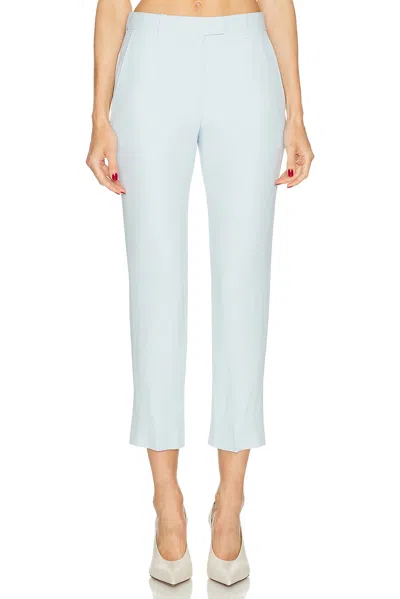 Alexander Mcqueen Ankle Trouser In Blue