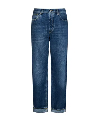 ALEXANDER MCQUEEN ALEXANDER MCQUEEN WIDE-LEG DENIM JEANS