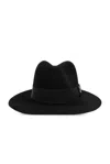 ALEXANDER MCQUEEN ALEXANDER MCQUEEN ARCH BUCKLE FEDORA HAT