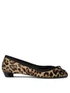 Alexander Mcqueen Printed Calf-hair Armadillo Ballerinas