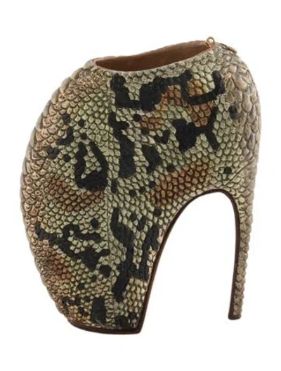 Pre-owned Alexander Mcqueen Armadillo Ornament In Neutral