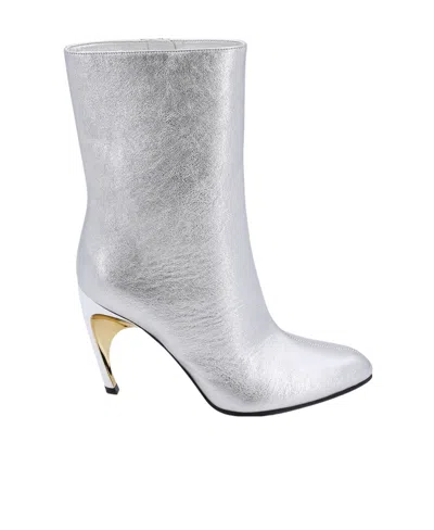 ALEXANDER MCQUEEN ALEXANDER MCQUEEN ARMADILLO SIDE-ZIPPED ANKLE BOOTS
