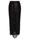 Alexander Mcqueen Mcqueen Women Armor Stitch Skirt In Black
