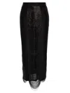 ALEXANDER MCQUEEN ARMOR STITCH SKIRT SKIRTS BLACK