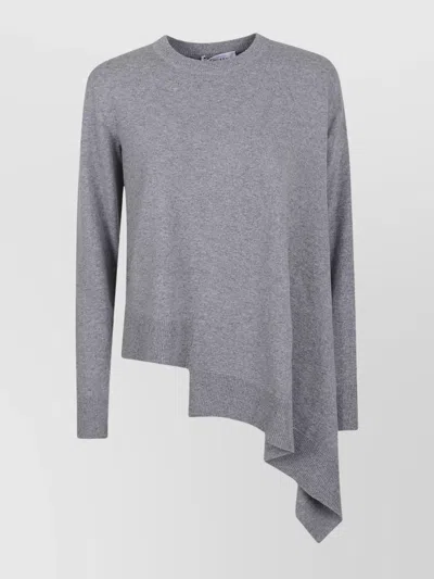 ALEXANDER MCQUEEN ASYMMETRIC CREW NECK JUMPER