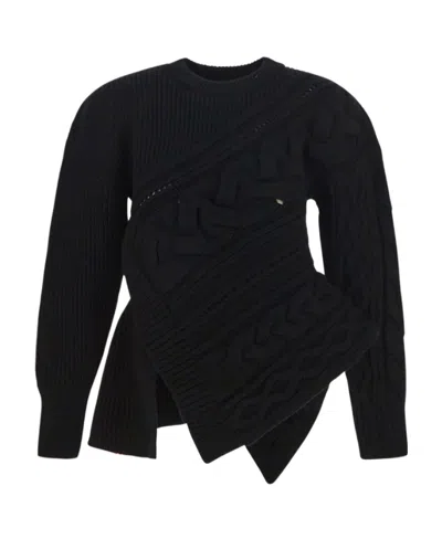 Alexander Mcqueen Woman Sweater Black Size M Wool