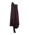 Alexander Mcqueen Asymmetric Midi Dress