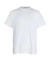 Alexander Mcqueen Asymmetric Panelled T-shirt In White