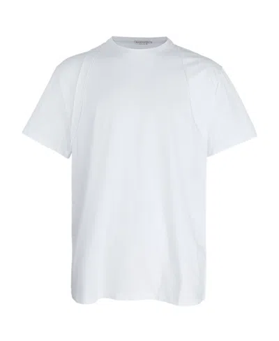 ALEXANDER MCQUEEN ASYMMETRIC PANELLED T-SHIRT