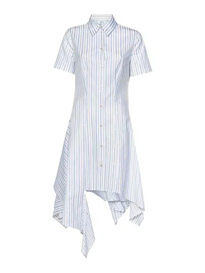 ALEXANDER MCQUEEN ASYMMETRIC SHIRT DRESS