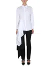 Alexander Mcqueen White Tailored Solid Shirt In White