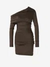 Alexander Mcqueen Miniabito Asimmetrico In Fitted Design