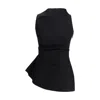 Alexander Mcqueen Asymmetric Gathered Top