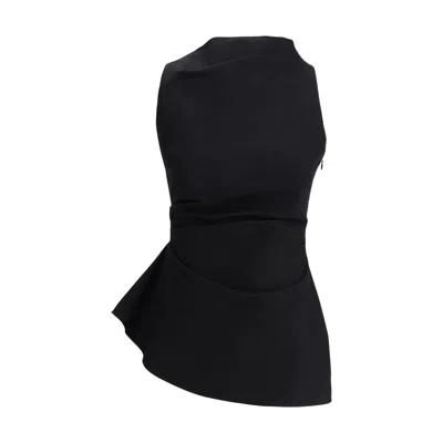 ALEXANDER MCQUEEN ASYMMETRICAL TOP