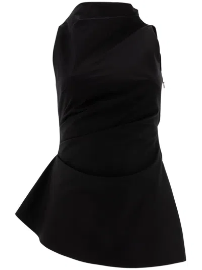 ALEXANDER MCQUEEN ASYMMETRISCHES TOP
