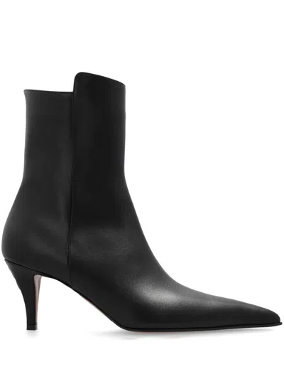 Alexander Mcqueen Australian Ankle Boots In Black