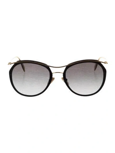 Pre-owned Alexander Mcqueen Aviator Gradient Sunglasses In Multi