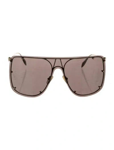 Pre-owned Alexander Mcqueen Aviator Tinted Sunglasses In Multi