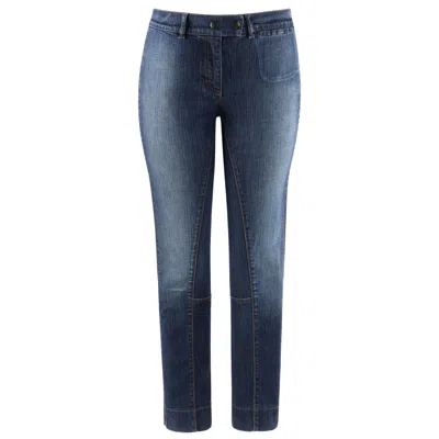 Pre-owned Alexander Mcqueen A/w 2005 "the Man Who Knew Too Much" Straight Low Rise Jeans In Black