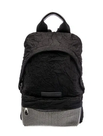 Pre-owned Alexander Mcqueen Backpack In Black