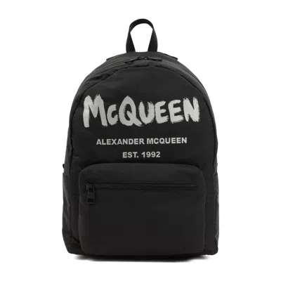 Alexander Mcqueen Backpacks In Black