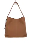 Alexander Mcqueen Adjustable Strap Leather Shoulder Bag In Brown