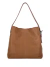 Alexander Mcqueen Adjustable Strap Leather Shoulder Bag In Brown