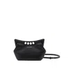 Alexander Mcqueen The Peak Mini Crossbody Handbag For Women In Black