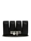Alexander Mcqueen The Slash Smooth Leather Bag In Black
