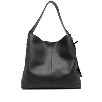 Alexander Mcqueen Leather Tote Bags In Black