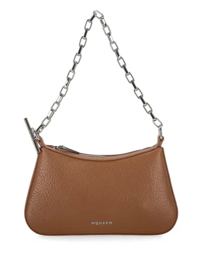 Alexander Mcqueen T In Pecan/silver