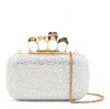 Alexander Mcqueen Mcqueen 'knuckle' Clutch In Silver