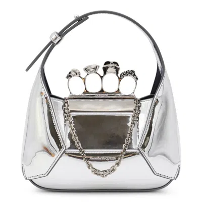 Alexander Mcqueen Schultertasche In Silver