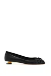 Alexander Mcqueen Leather Ballet Flats With Cuir Sole