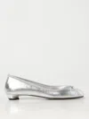 Alexander Mcqueen Bailarinas - Plata In Silber