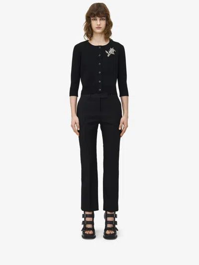 ALEXANDER MCQUEEN BANSHEE EMBROIDERY CARDIGAN