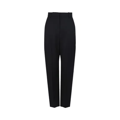Pre-owned Alexander Mcqueen Barathea Cigarette Trousers 'black' | Women's Size 40