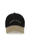 Alexander Mcqueen Men Hat Mcqueen Curved