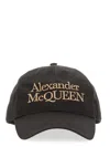 Alexander Mcqueen Baseball Cap In Black