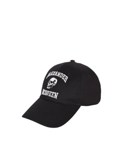 Alexander Mcqueen Baseball Cap In Black