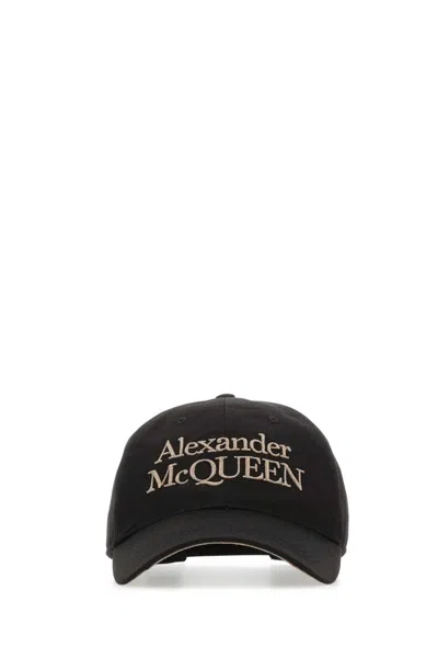Alexander Mcqueen Baseball Cap In Black