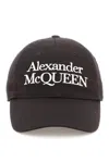 ALEXANDER MCQUEEN ALEXANDER MCQUEEN BASEBALL CAP WITH EMBROIDERY MEN